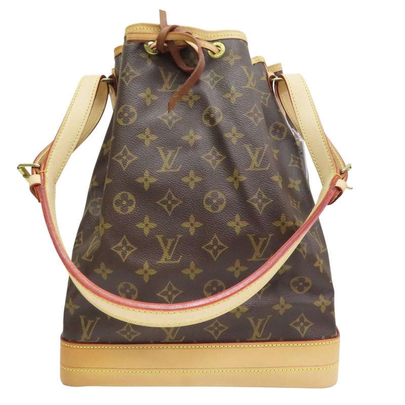 棕色 原花帆布 Noe 水桶包 肩背包【LOUIS VUITTON LV 路易威登】 M46976-0