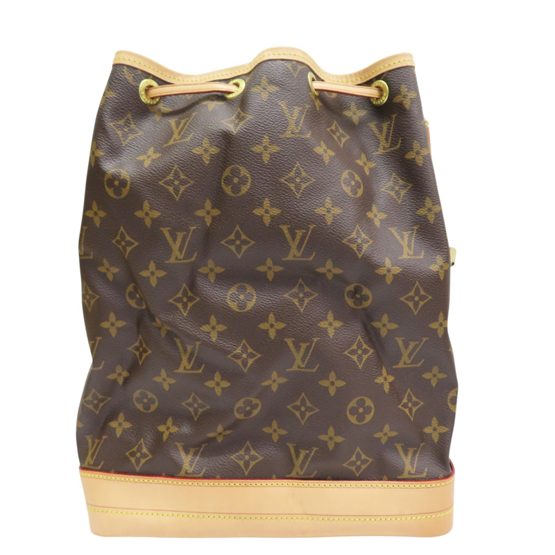 棕色 原花帆布 Noe 水桶包 肩背包【LOUIS VUITTON LV 路易威登】 M46976-1