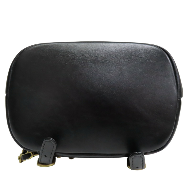 黑色 羊皮 Matelasse 後背包 金釦【CHANEL 香奈兒】 AS4493-3