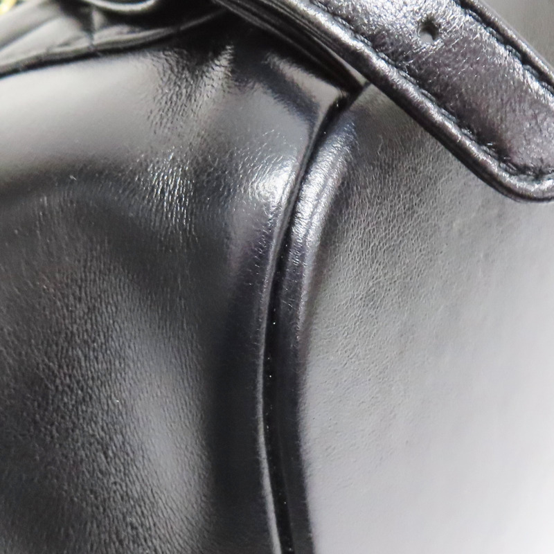 黑色 羊皮 Matelasse 後背包 金釦【CHANEL 香奈兒】 AS4493-10