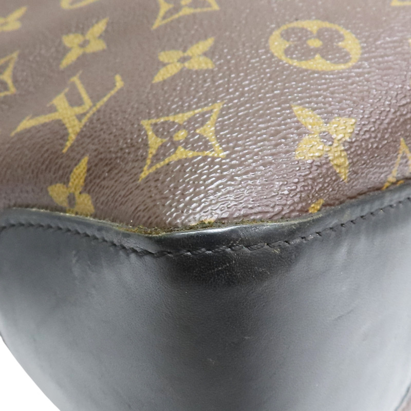 黑色 牛皮 棕色 原花帆布 Macassar Torres 肩背包【LOUIS VUITTON LV 路易威登】 M40387-9