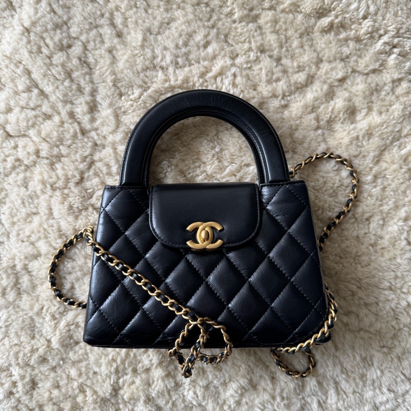 🎄聖誕禮物🎁首選🎄Chanel 黑金大Kelly-5