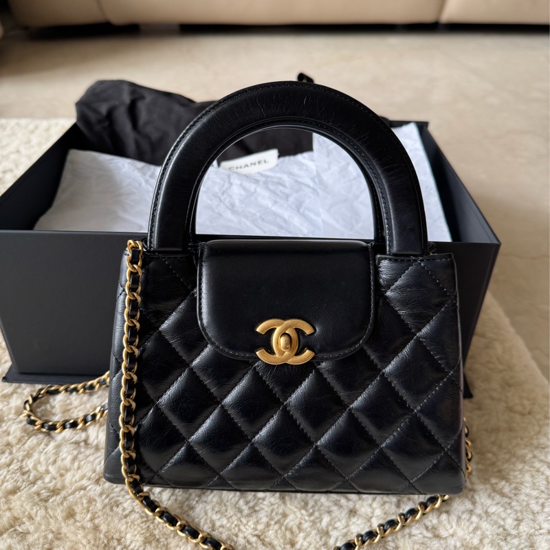 🎄聖誕禮物🎁首選🎄Chanel 黑金大Kelly-6