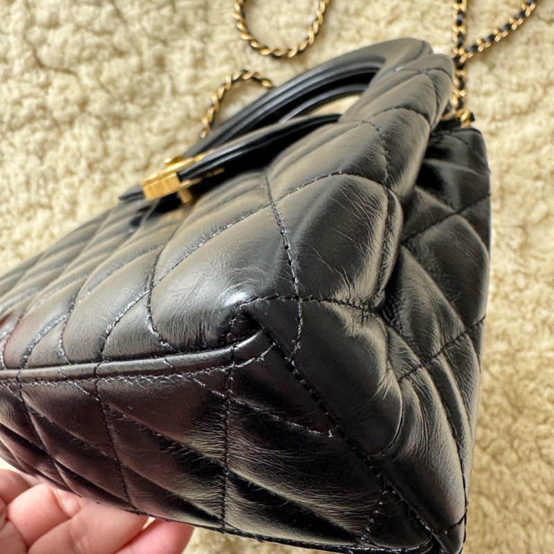 🎄聖誕禮物🎁首選🎄Chanel 黑金大Kelly-12