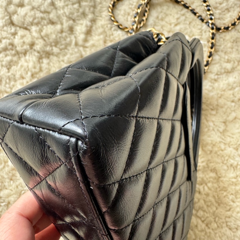 🎄聖誕禮物🎁首選🎄Chanel 黑金大Kelly-13