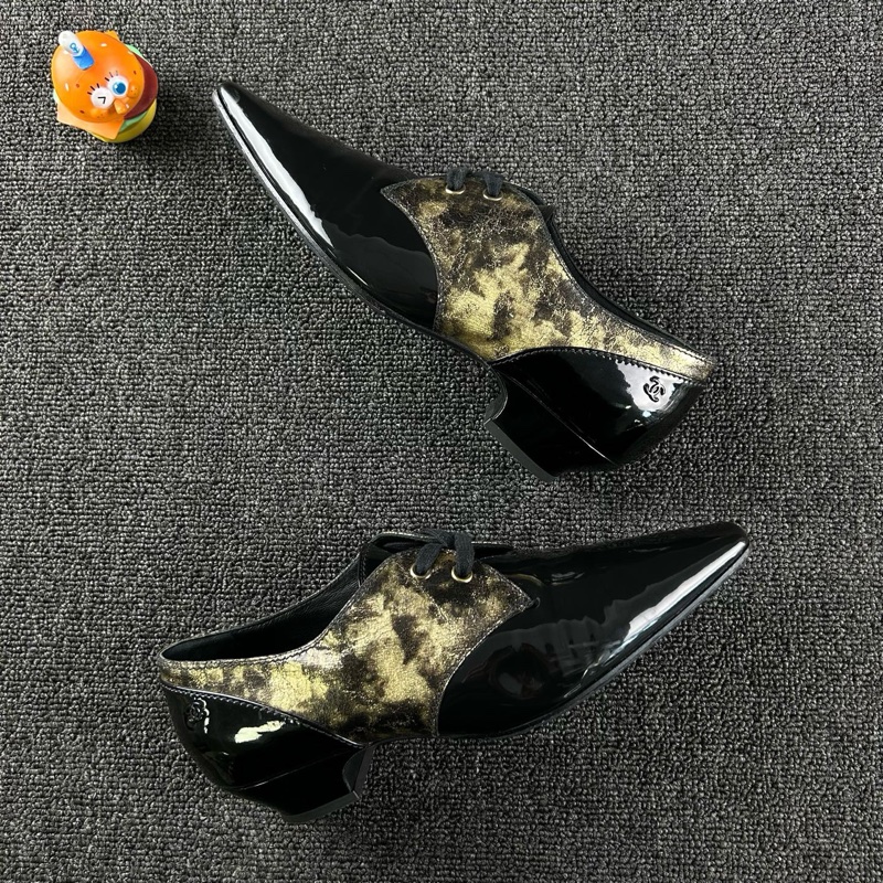Chanel香奈兒漆皮低跟鞋 尺碼：39  98新-3