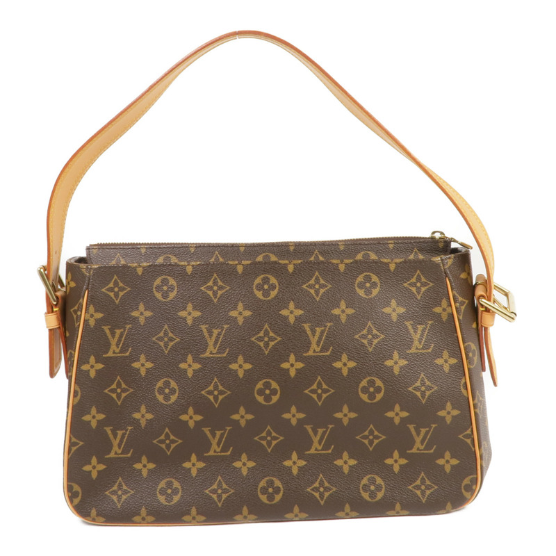 LOUIS VUITTON Monogram Viva Cite GM金扣肩背袋-2
