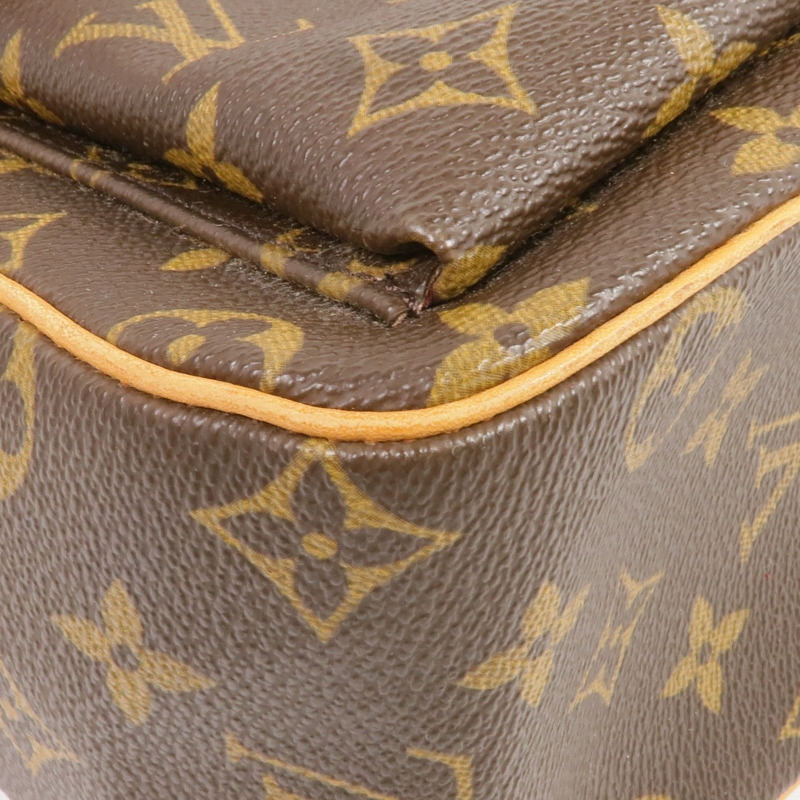 LOUIS VUITTON Monogram Viva Cite GM金扣肩背袋-10