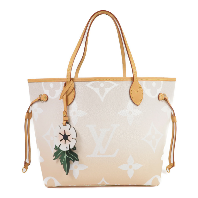 LOUIS VUITTON Monogram Giant By The Pool Neverfull MM金扣肩背袋/手挽袋-0