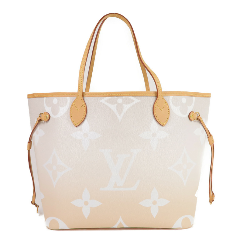 LOUIS VUITTON Monogram Giant By The Pool Neverfull MM金扣肩背袋/手挽袋-1