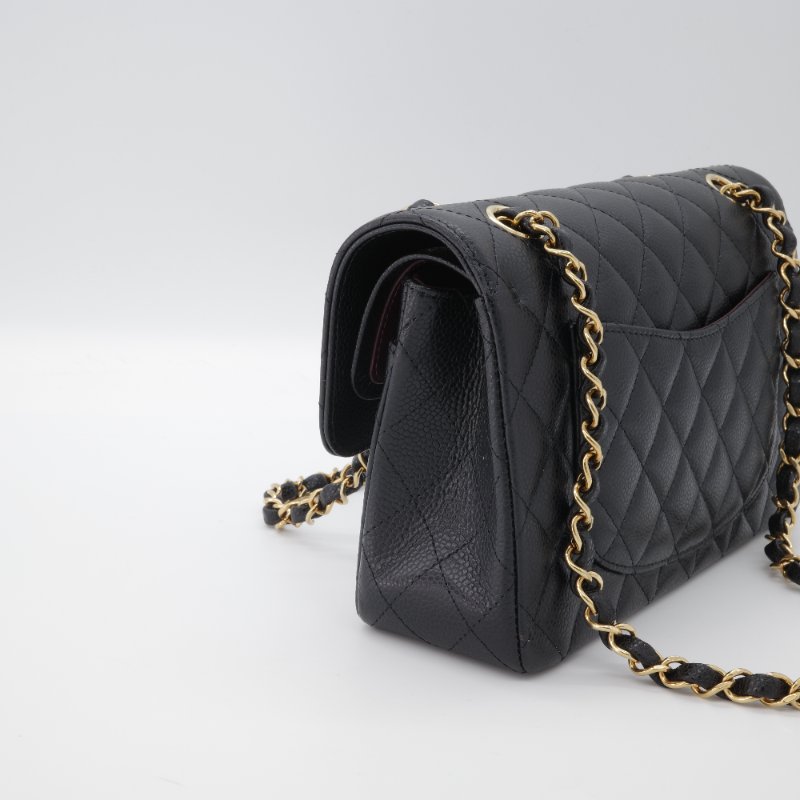 (近新全配✨ 🈶️紙袋盒子 CHANEL｜粒面牛皮 CF 23｜Classic 23 CF小號 口蓋 翻蓋包｜專櫃$360,000-4