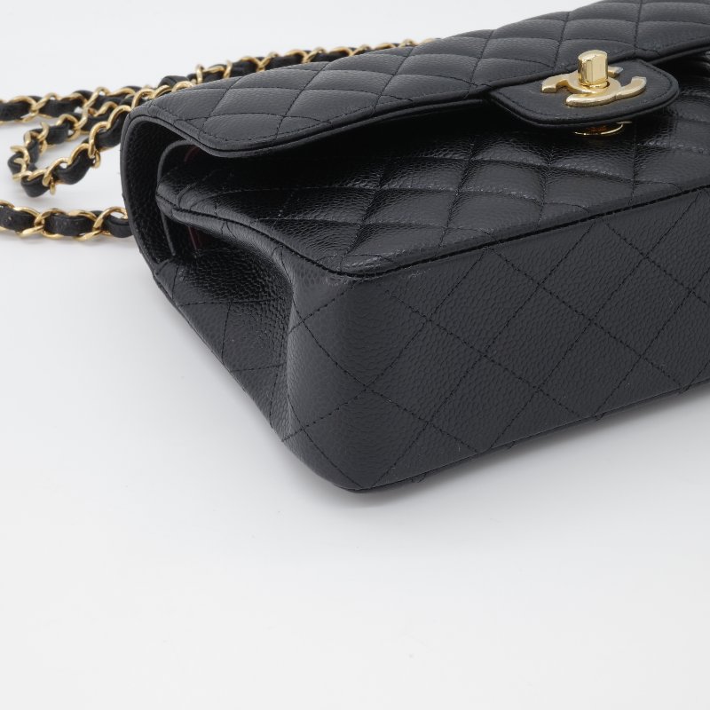 (近新全配✨ 🈶️紙袋盒子 CHANEL｜粒面牛皮 CF 23｜Classic 23 CF小號 口蓋 翻蓋包｜專櫃$360,000-11