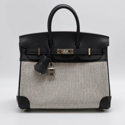 HERMES Birkin 25 - 熊貓銀 K