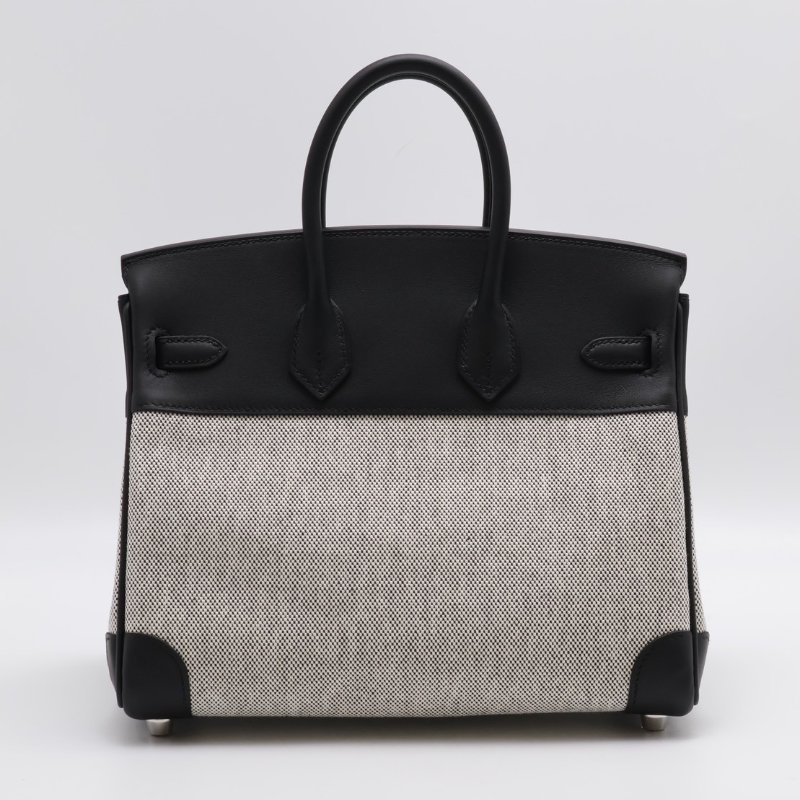 HERMES Birkin 25 - 熊貓銀 K-1