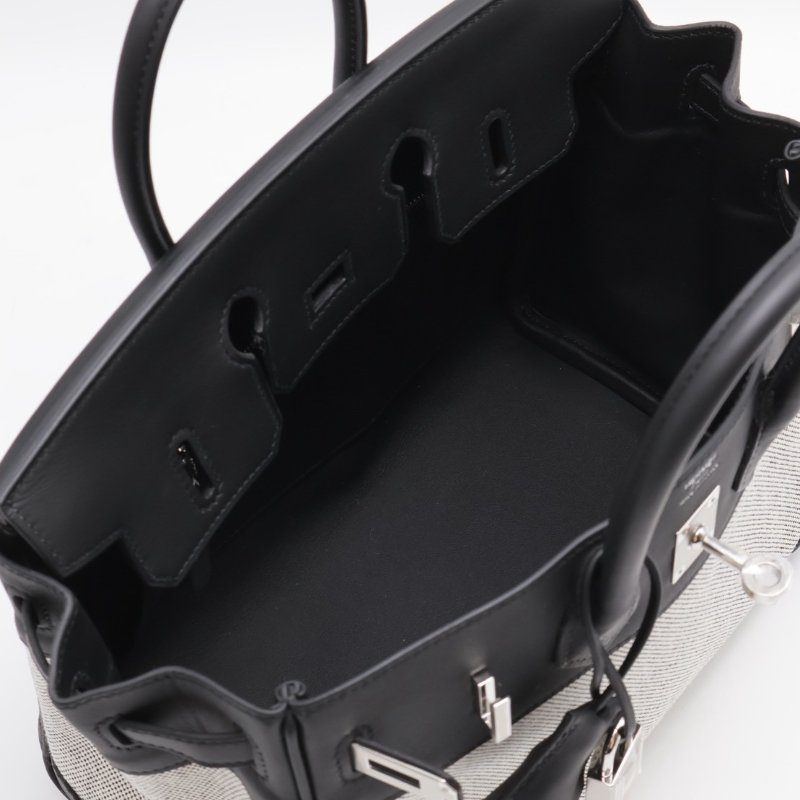 HERMES Birkin 25 - 熊貓銀 K-2