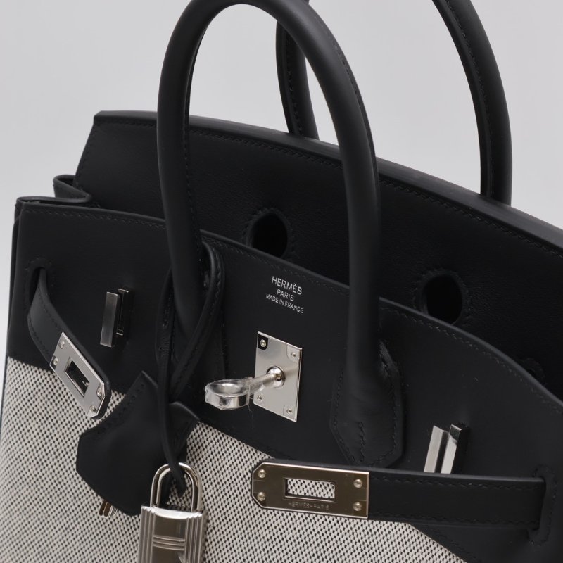 HERMES Birkin 25 - 熊貓銀 K-3