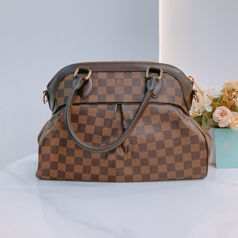 MS0406 LOUIS VUITTON 路易威登經典棋盤花紋兩用包包TREVI TWO WAY BAG PM DAMIER-1
