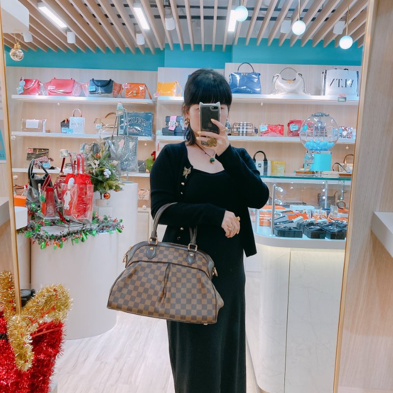 MS0406 LOUIS VUITTON 路易威登經典棋盤花紋兩用包包TREVI TWO WAY BAG PM DAMIER-18