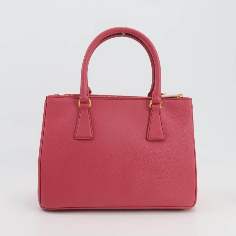 Prada Galleria殺手包中號牛皮純色三角徽標斜挎包單肩包-4