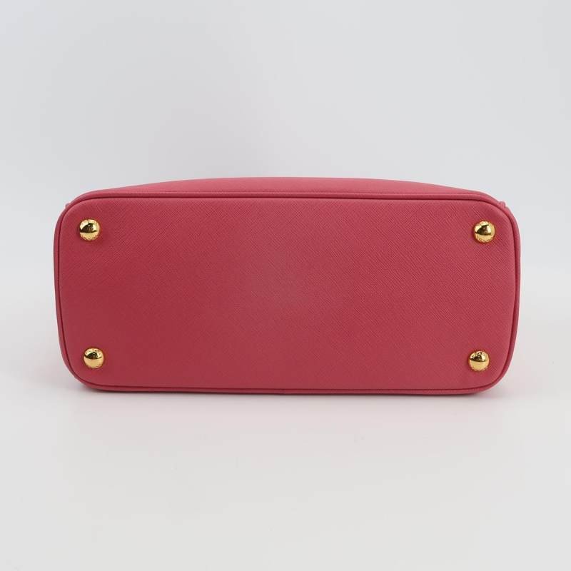 Prada Galleria殺手包中號牛皮純色三角徽標斜挎包單肩包-5