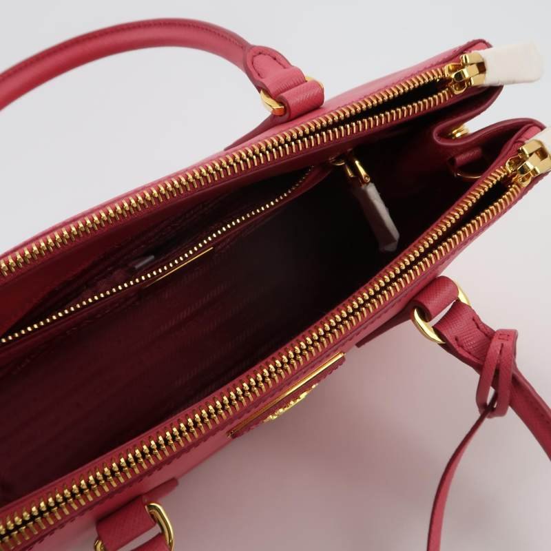 Prada Galleria殺手包中號牛皮純色三角徽標斜挎包單肩包-6