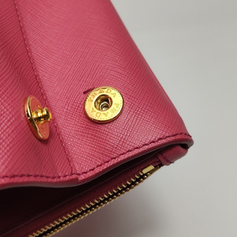 Prada Galleria殺手包中號牛皮純色三角徽標斜挎包單肩包-11