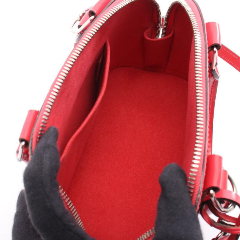 路易威登 Alma BB 單肩手提包 M53357 Epi 皮革 紅色小蒼蘭色 二手女士-2