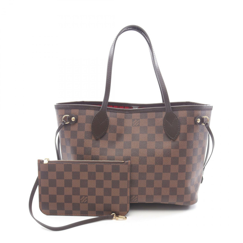 路易威登 Neverfull PM 肩背手提包 N41359 Damier Ebene 二手女士 LV-0