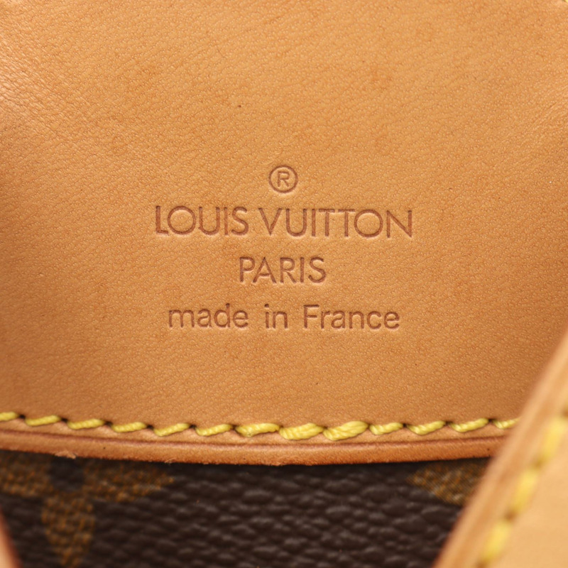 路易威登 Montsouris MM 雙肩包 M51136 Monogram 帆布 棕色 二手-3