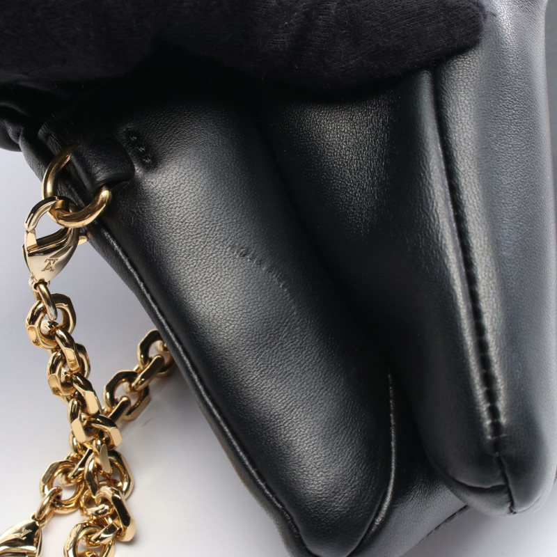 路易威登 Coussin Pochette 鏈條單肩包 M82116 Monogram Emboss 皮革-4