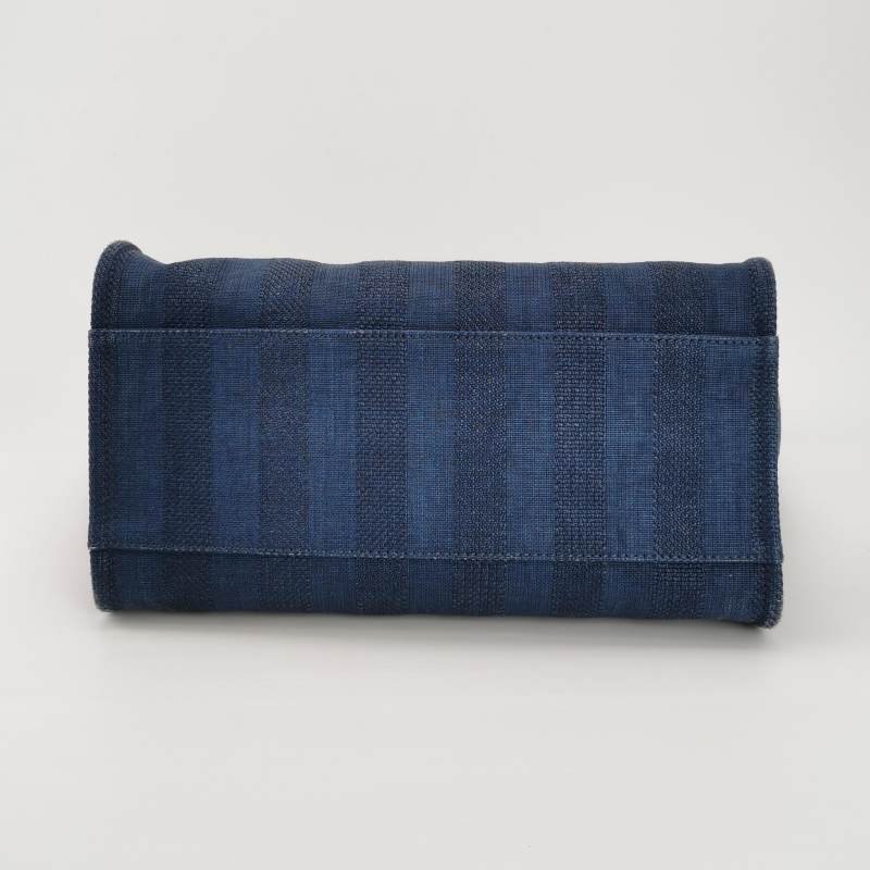 Chanel Deauville沙灘包大號牛皮拼色大Logo字母單肩包-5