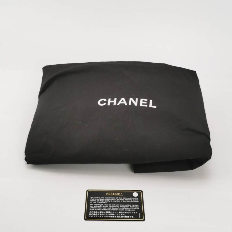 Chanel Deauville沙灘包大號牛皮拼色大Logo字母單肩包-8