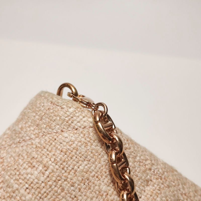 Dior Caro牛皮大CD標誌藤格紋CD扭扣斜挎包單肩包-14