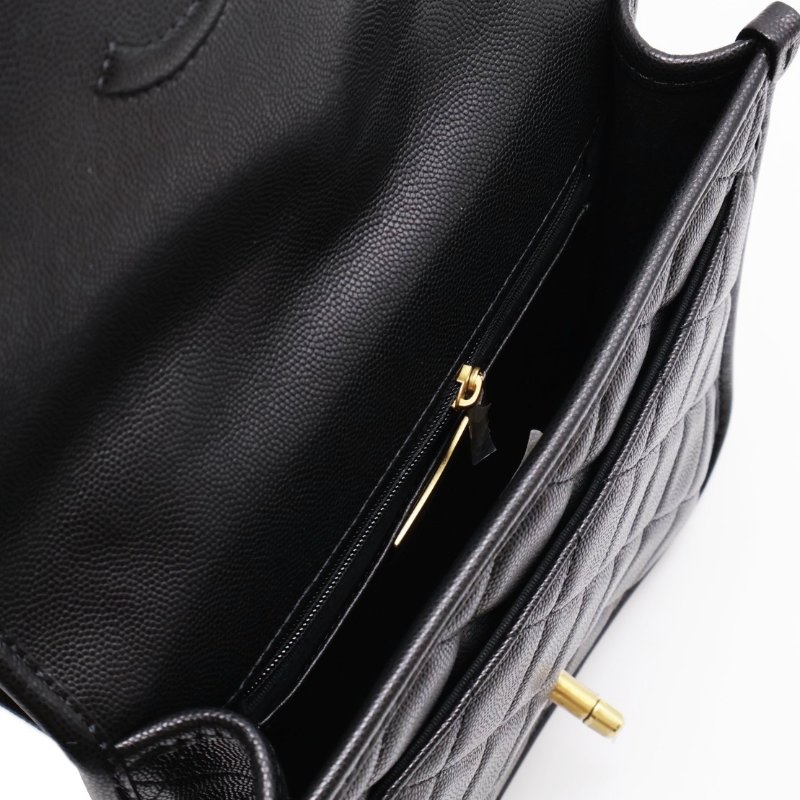 CHANEL 25B四葉草雙肩小書包 - 黑金-2