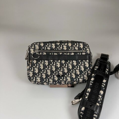 DIOR 老花safari相機包 中號