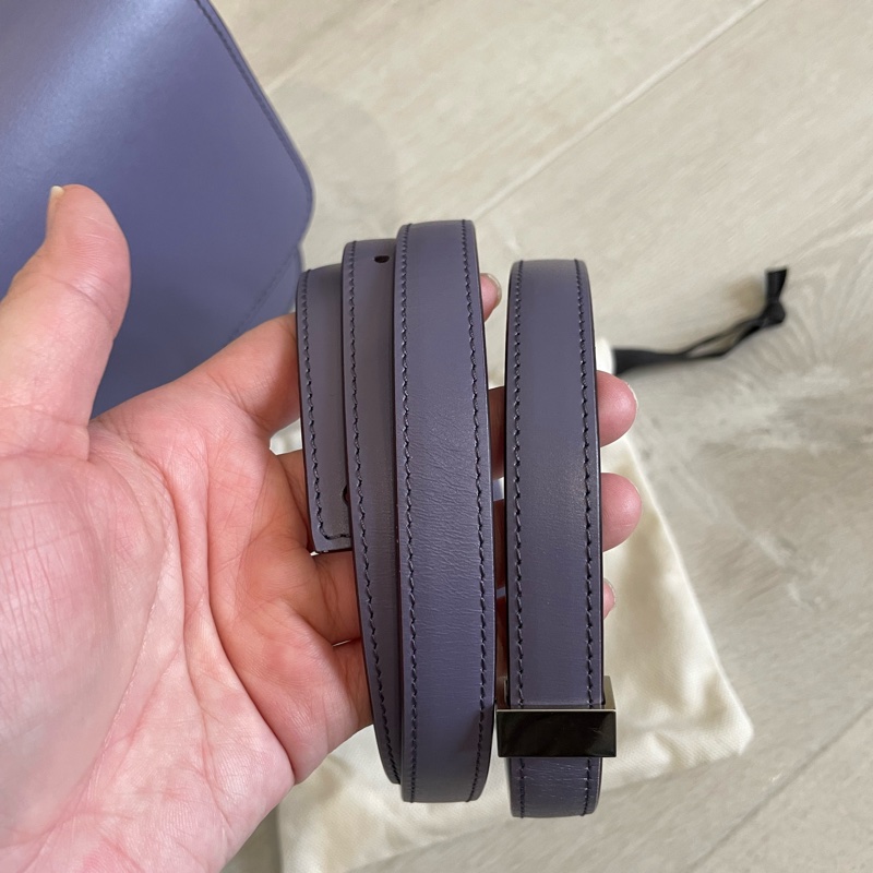 Celine 紫色中號box包-3