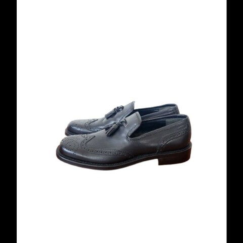 【二手良品】 Miu Miu 女款黑色皮革樂福鞋 EU37.5碼