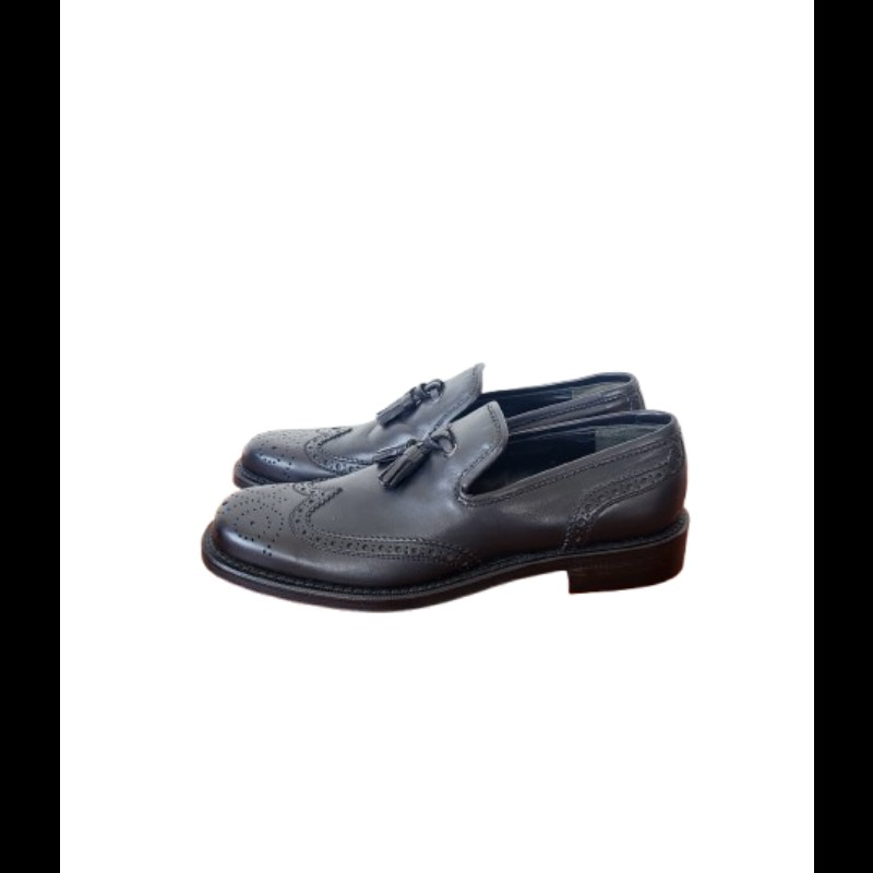 【二手良品】 Miu Miu 女款黑色皮革樂福鞋 EU37.5碼-0