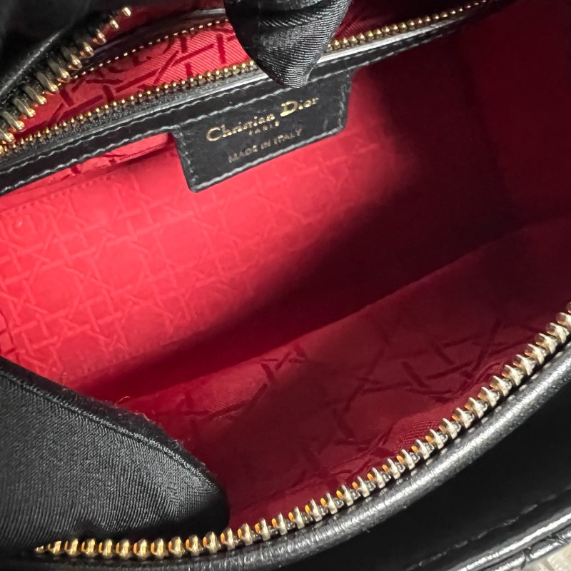 DIOR 黑金黛妃包 5*5 舊版-4