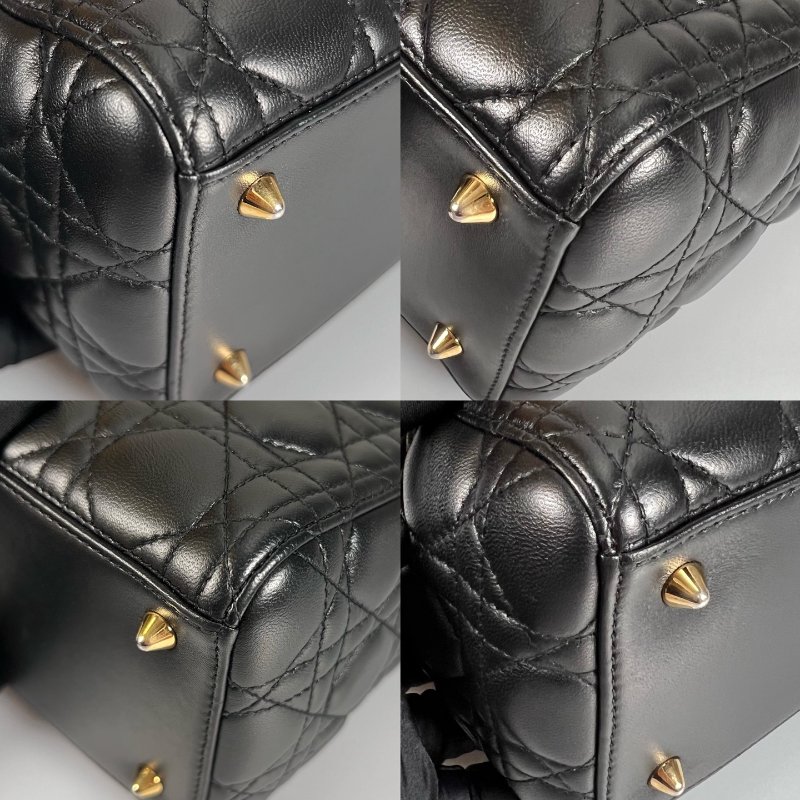 DIOR 黑金黛妃包 5*5 舊版-12