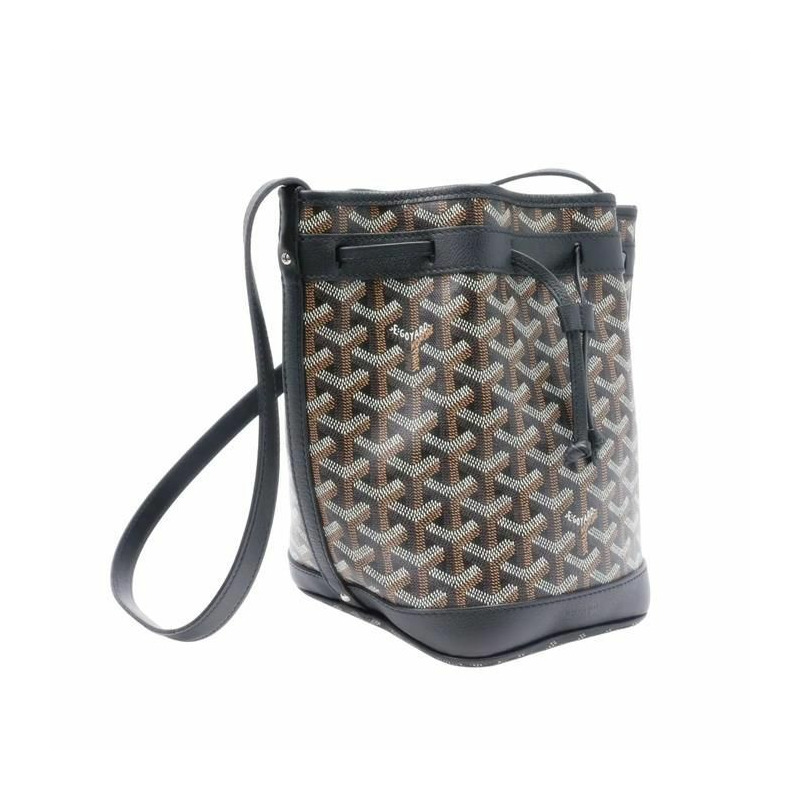 GOYARD 迷你花卉水桶包 黑色 PEFLOTPMLTY01CL01P-1