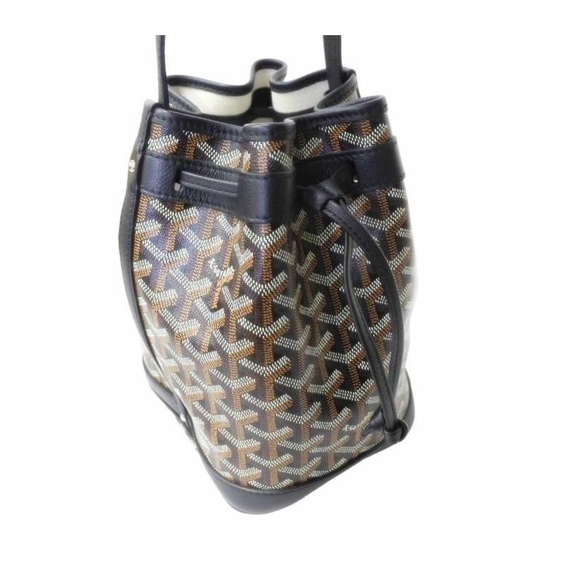 GOYARD 迷你花卉水桶包 黑色 PEFLOTPMLTY01CL01P-8