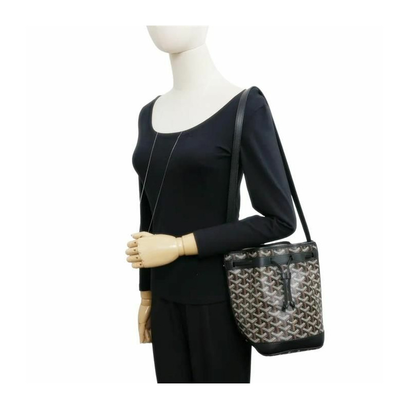 GOYARD 迷你花卉水桶包 黑色 PEFLOTPMLTY01CL01P-13