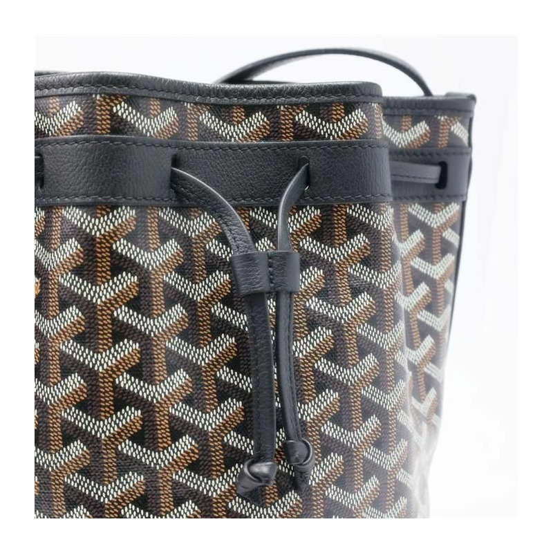 GOYARD 迷你花卉水桶包 黑色 PEFLOTPMLTY01CL01P-15