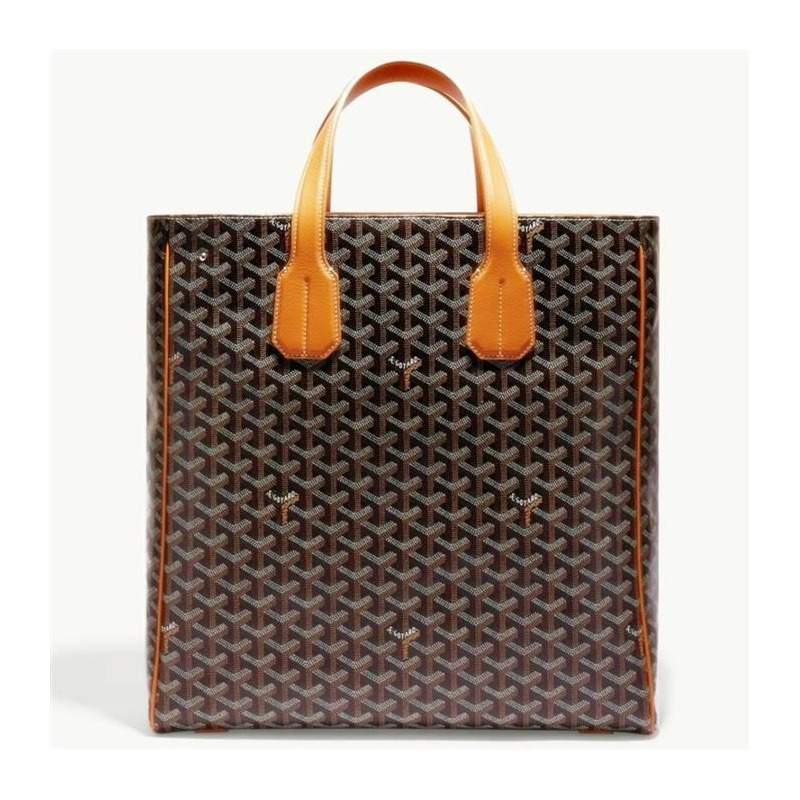 GOYARD 伏爾泰手提包 黑色棕褐色-0