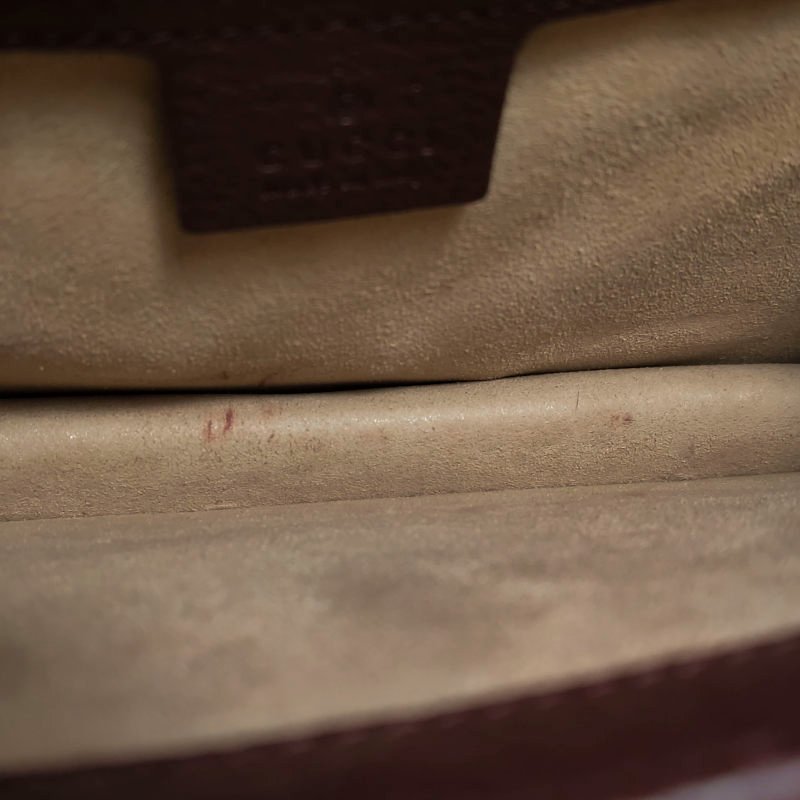 Gucci Ophidia小號牛皮帆布GG老花條紋雙G斜挎包單肩包-9