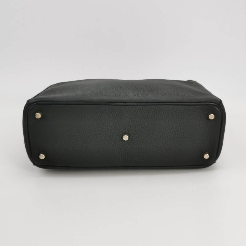 Dior Diorissimo中號牛皮純色Dior字母吊飾子母包單肩包-6