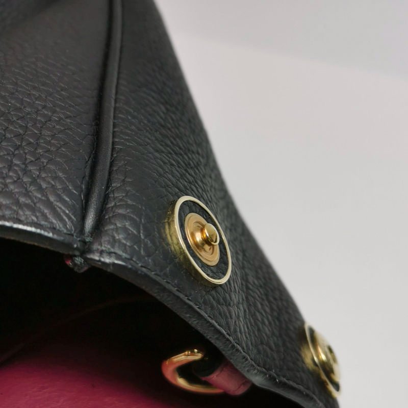 Dior Diorissimo中號牛皮純色Dior字母吊飾子母包單肩包-13