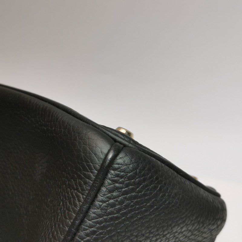 Dior Diorissimo中號牛皮純色Dior字母吊飾子母包單肩包-18