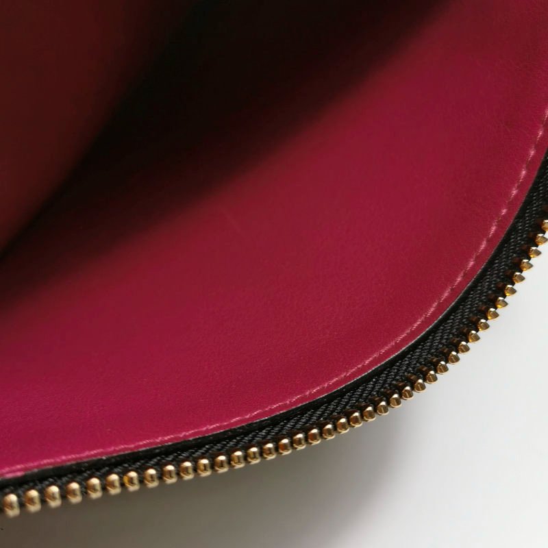 Dior Diorissimo中號牛皮純色Dior字母吊飾子母包單肩包-24